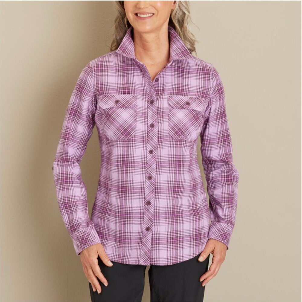 Deluth Trading Co Women's Crosscut Wicking Flannel Shirt